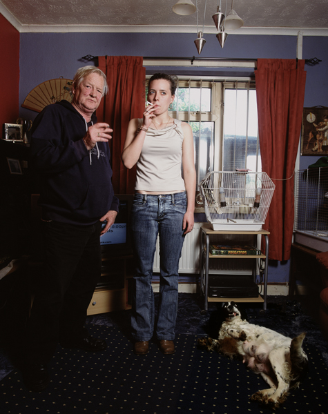 Brian & Stacey with Pregmant Dog, UK